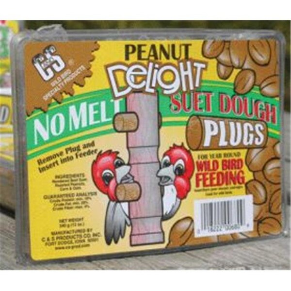 C&S Products C & S Products Peanut Delight Suet Dough Plug 12 Ounces - CS12680 428181 - main